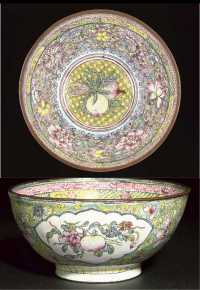 18th century A Beijing enamel footed bowl